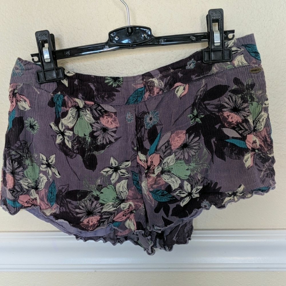 flower patterned shorts